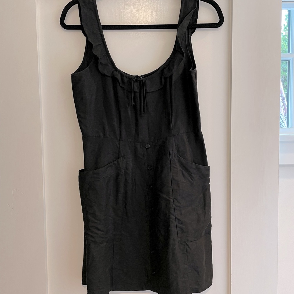 Reformation Short Linen Dress with Pockets